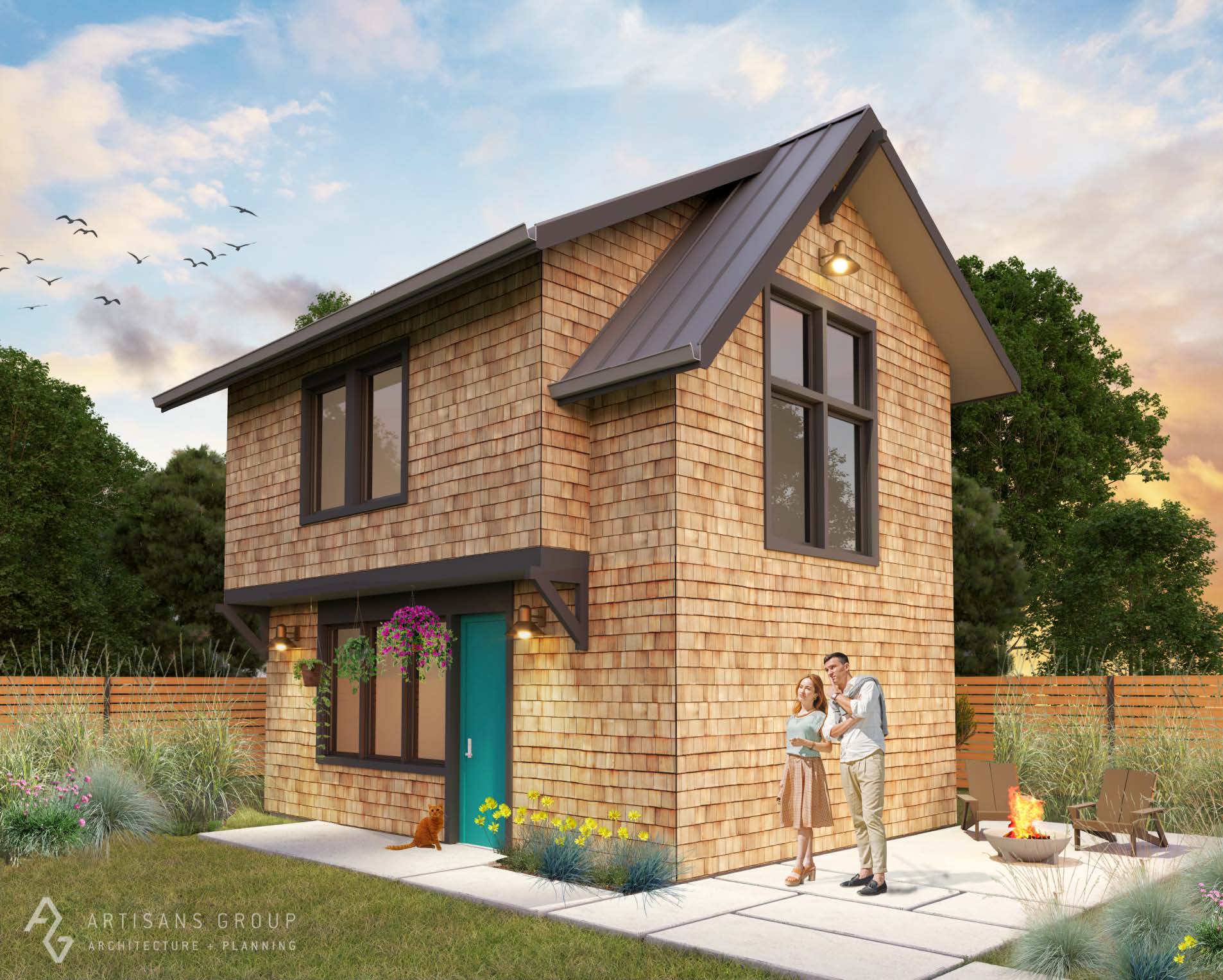 800 Square Feet - 2 Story