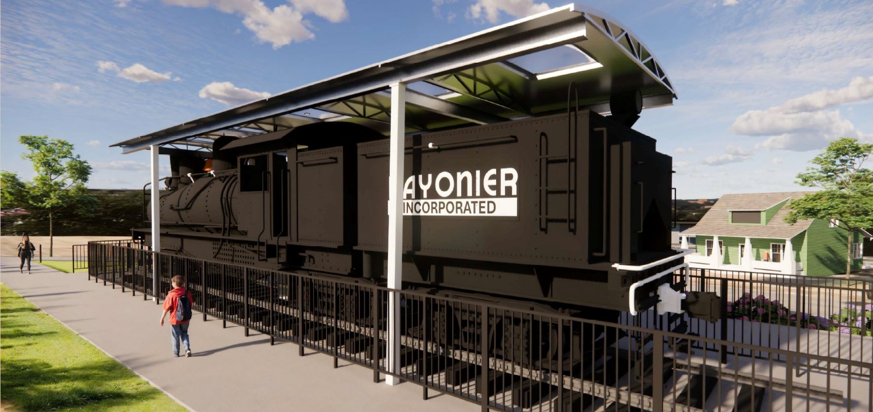 Rendering of the #4 Locomotive